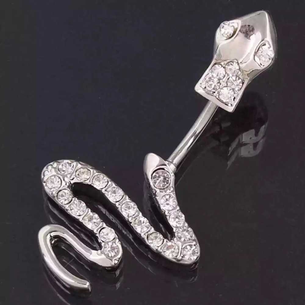 Free Shipping! Snake belly ring  🐍
